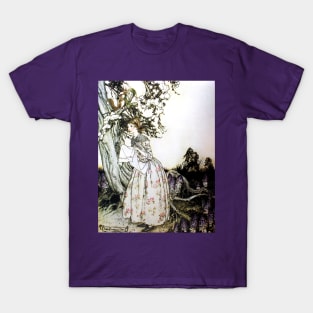 The Fair Maid - Mother Goose - Arthur Rackham T-Shirt